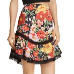 Alice + Olivia Eriko Blooming Garden Skirt